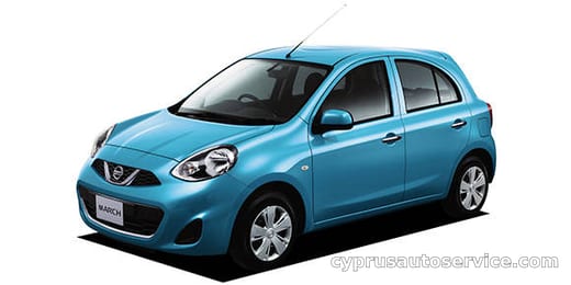 NISSAN MARCH S PLUM INTERIOR