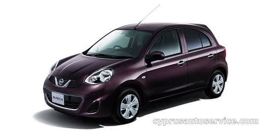 NISSAN MARCH S PLUM INTERIOR