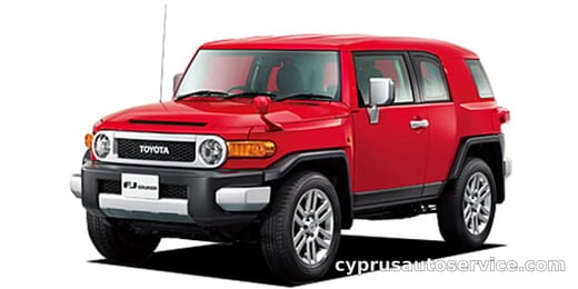 TOYOTA FJ CRUISER RED COLOR PACKAGE