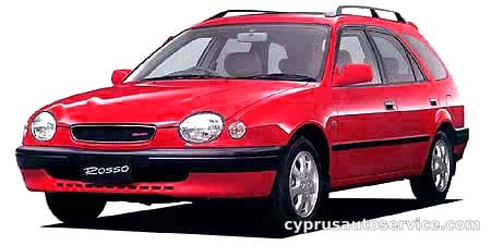 TOYOTA SPRINTER CARIB ROSSO