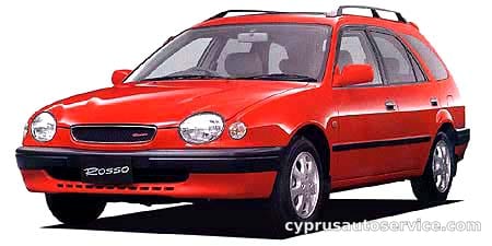 TOYOTA SPRINTER CARIB ROSSO
