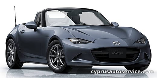 MAZDA ROADSTER SILVER TOP