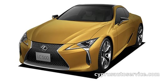 LEXUS LC500 LUSTER YELLOW