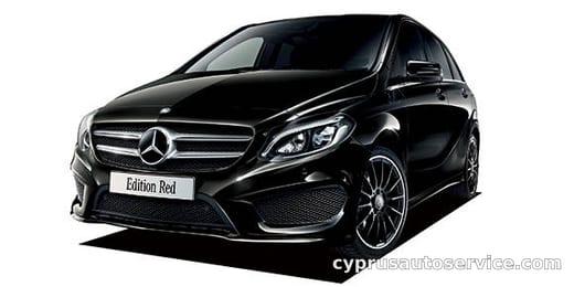 MERCEDES BENZ BCLASS B250 4MATIC SPORTS EDITION RED