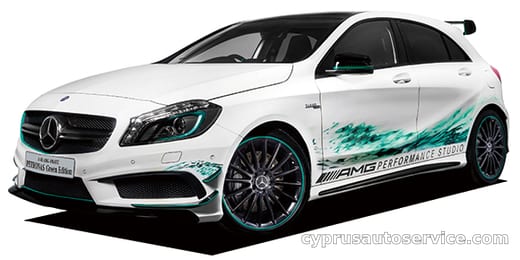 MERCEDES BENZ ACLASS A45 AMG 4MATIC PETRONAS GREEN EDITION