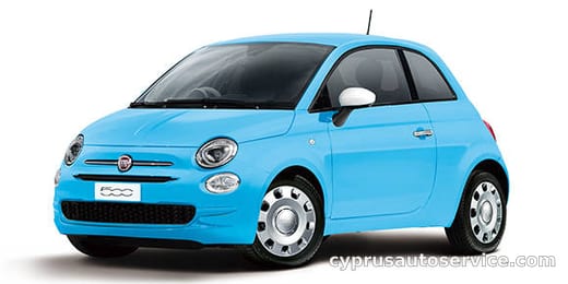 FIAT 500 CIELOBLU