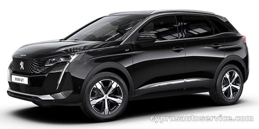 PEUGEOT 3008 GT HYBRID4 RED NAPPA