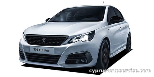 PEUGEOT 308 GT LINE BLUE HDI BLACK PACK