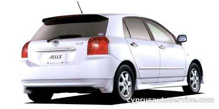 TOYOTA ALLEX XS180
