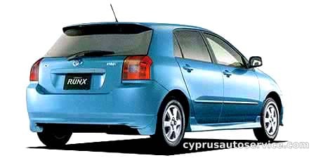 TOYOTA COROLLA RUNX X