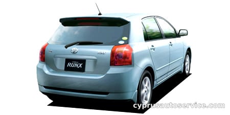 TOYOTA COROLLA RUNX X G EDITION