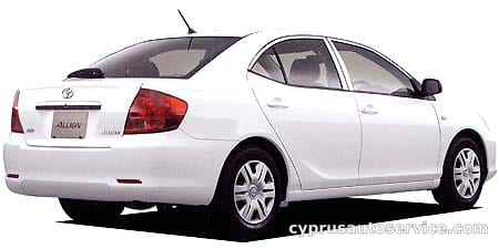 TOYOTA ALLION A15 STANDARD PACKAGE