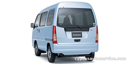 SUBARU SAMBAR VAN TRANSPORTER