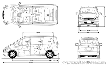 MERCEDES BENZ VIANO 3.2 AMBIENTE LONG