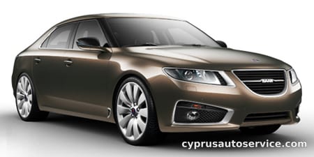 SAAB 95 SERIES 9-5 SEDAN VECTOR