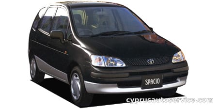 TOYOTA COROLLA SPACIO BLACK SPORTS PACKAGE