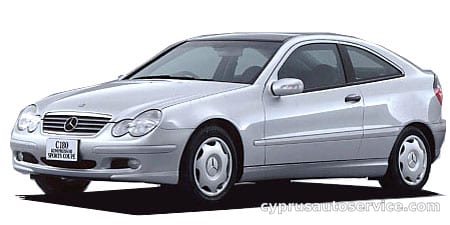 MERCEDES BENZ C CLASS SPORTS COUPE C200 KOMPRESSOR SPORT COUPE EVOLUTION