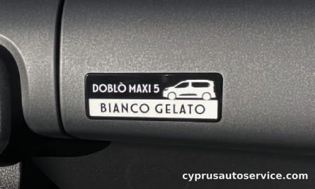 FIAT DOBLO MAXI 5 BIANCO GELATO