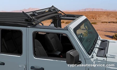 CHRYSLER JEEP JEEP WRANGLER UNLIMITED RUBICON LIMITED EDITION WITH SUNRIDER FLIP TOP FOR HARDTOP