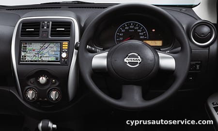 NISSAN MARCH S PLUM INTERIOR