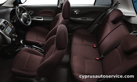NISSAN MARCH S PLUM INTERIOR