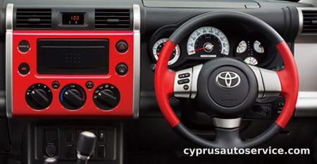 TOYOTA FJ CRUISER RED COLOR PACKAGE