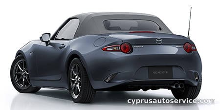 MAZDA ROADSTER SILVER TOP