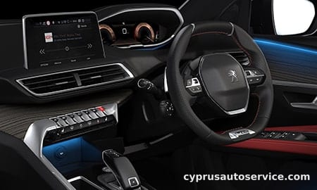 PEUGEOT 5008 GT BLUE HDI RED NAPPA
